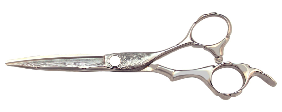 Kore Stone Damascus Steel Shear Scissors - 6 - FHI Heat Pro